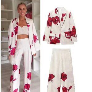 florar matching set blazer and pants